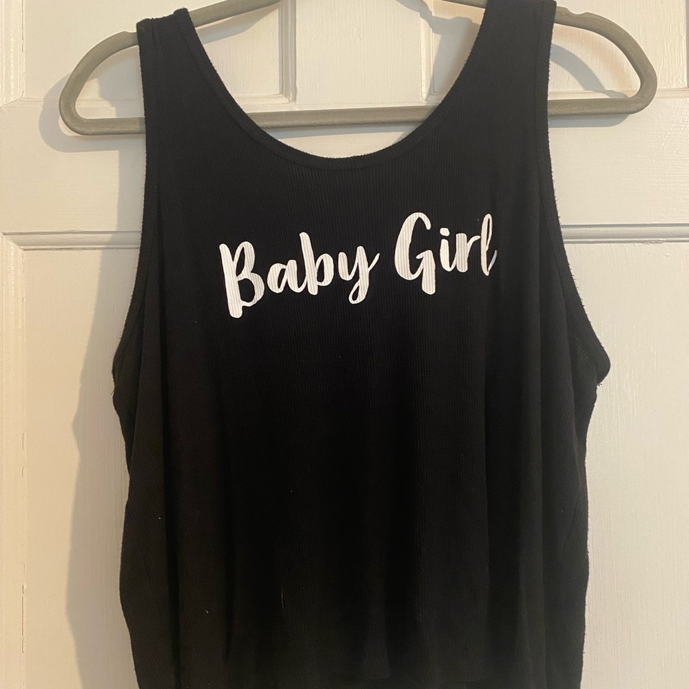 Baby girl crop top tank